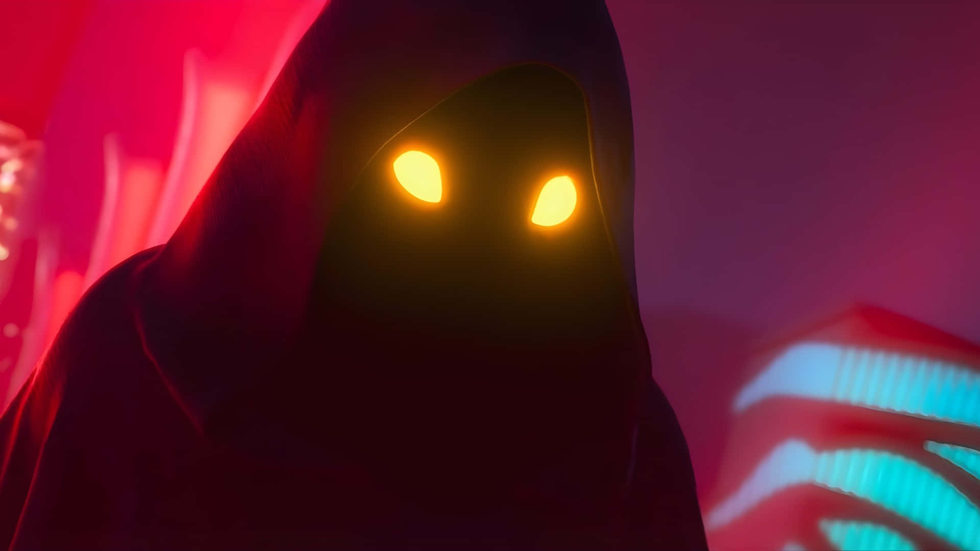 Zootopia 2, hooded figure, glowing yellow eyes, Full HD Desktop Wallpaper