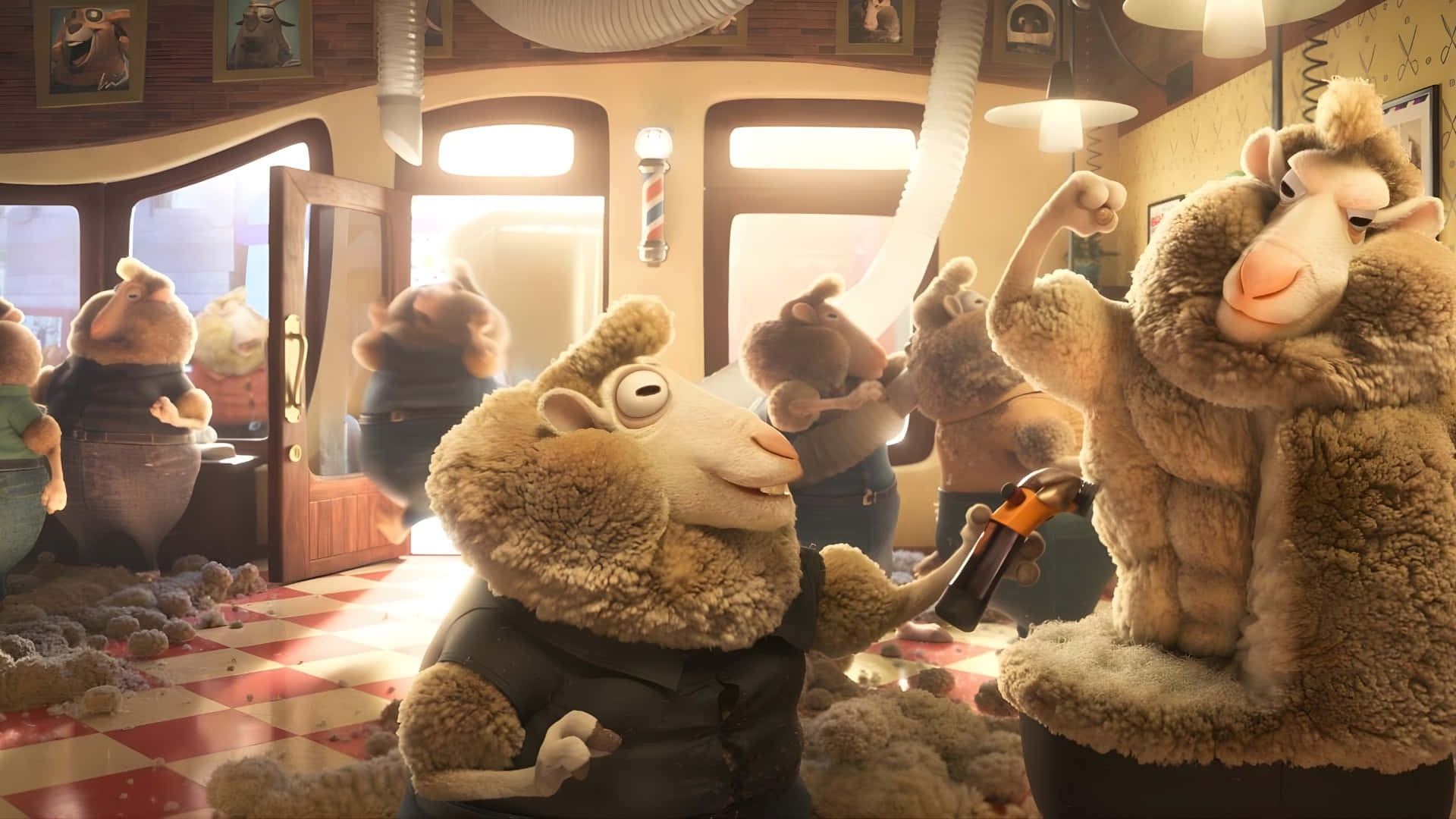 Zootopia 2, sheep, bar, Full HD Desktop Wallpaper