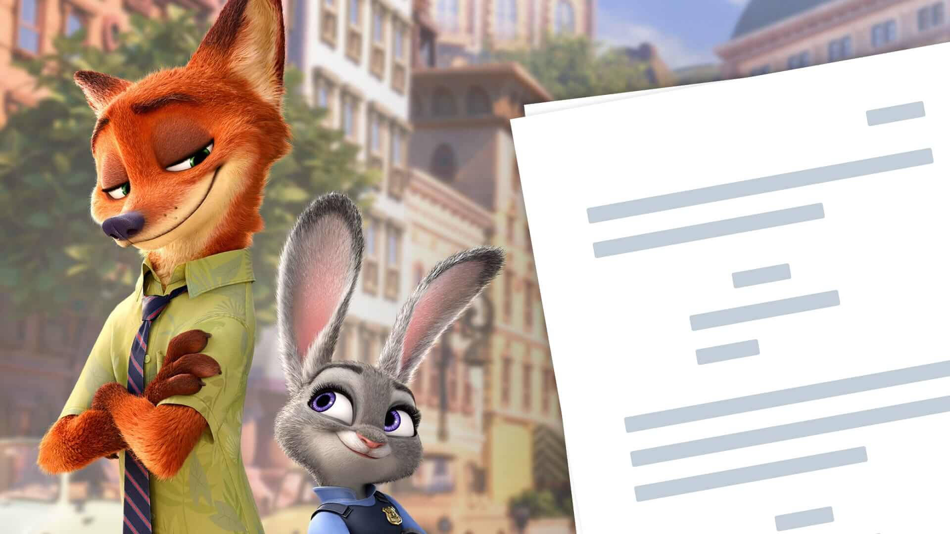 Zootopia, fox police officer, rabbit police officer, Full HD Desktop Wallpaper