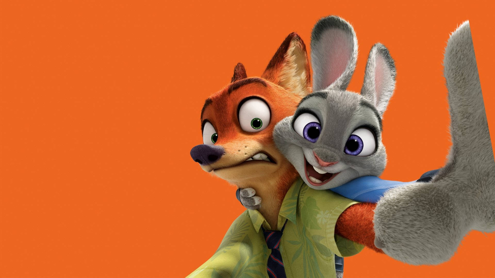 Zootopia, fox, rabbit, Full HD Desktop Wallpaper