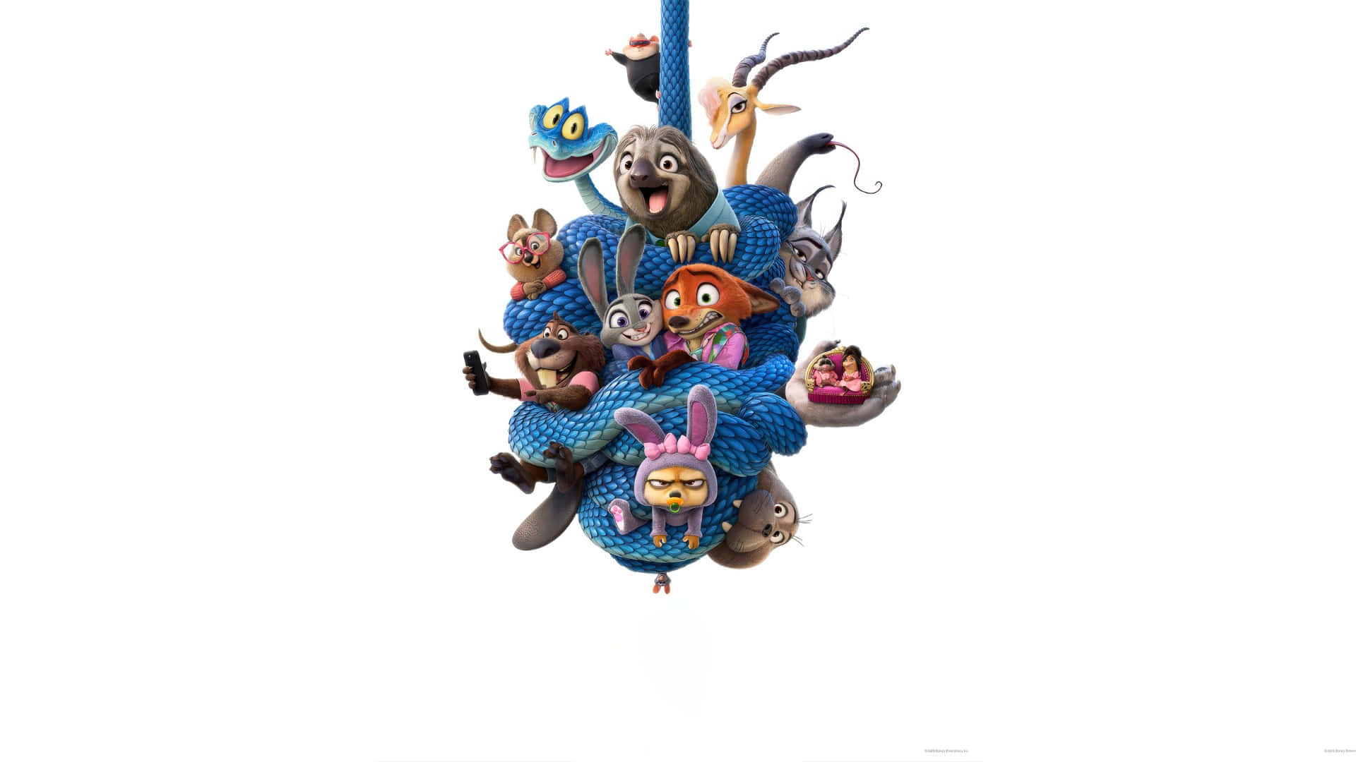 Zootopia 2, official poster, animated animal characters, Full HD Desktop Wallpaper