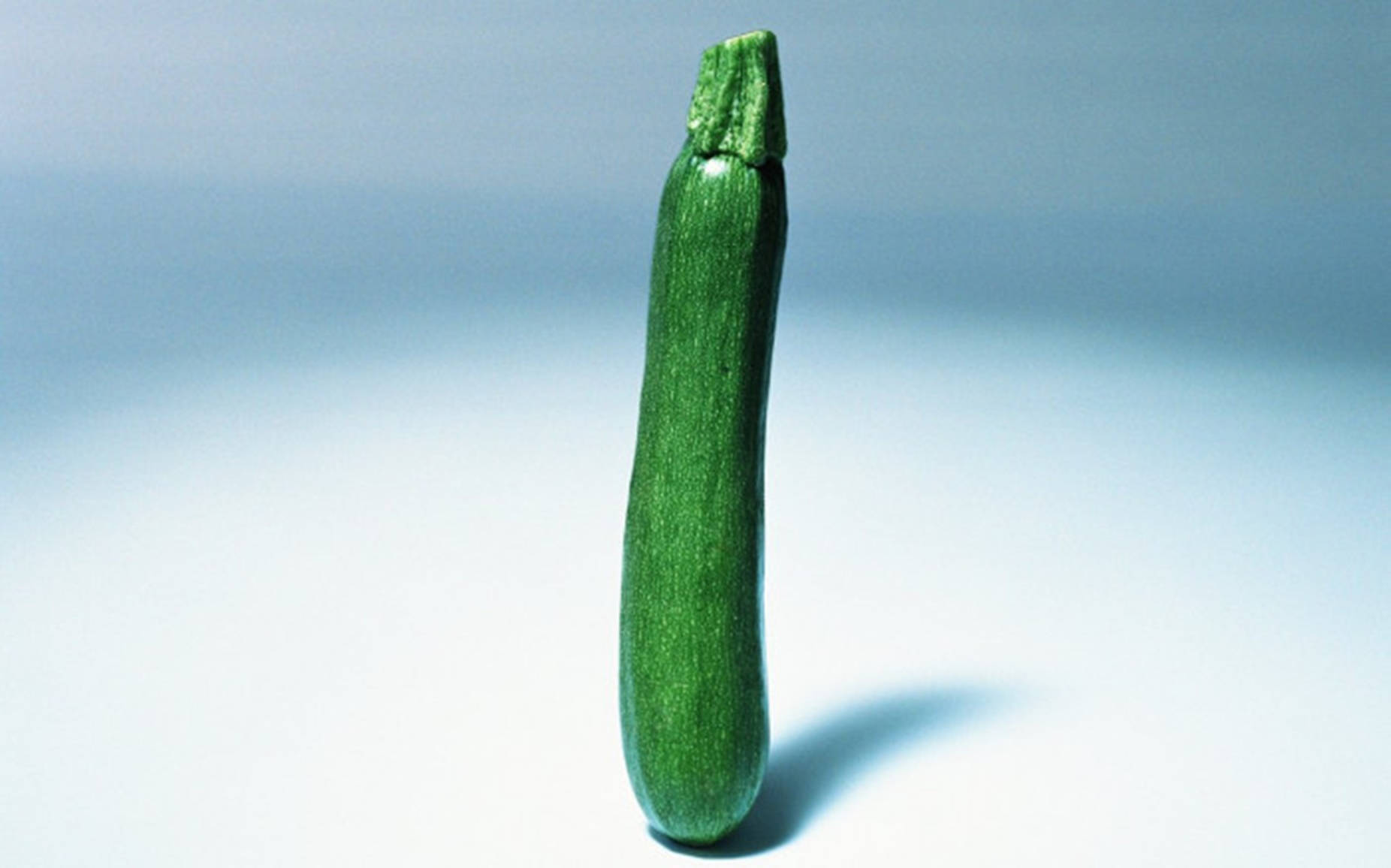 zucchini, vibrant green, smooth white surface, HD Desktop Wallpaper