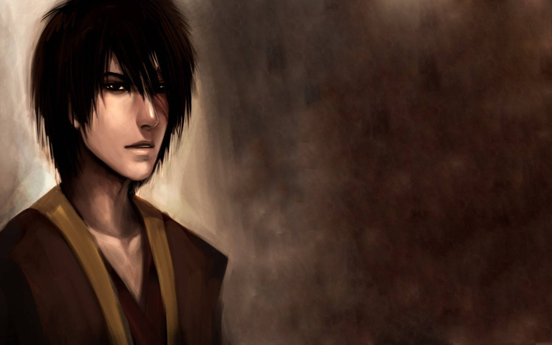 Zuko, pale brown, muted brown background, Full HD Desktop Wallpaper